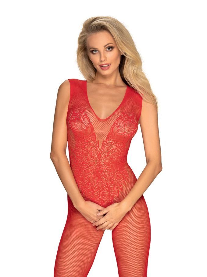 Bodystocking N112 Czerwone