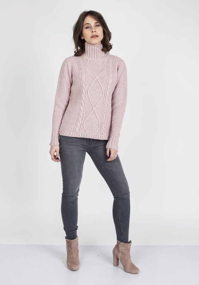 Sweter Estelle SWE 121 Pudrowy róż