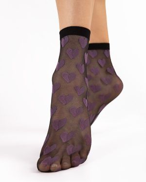 Skarpetki Beso 20 Den Violet-Black